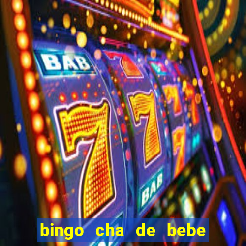 bingo cha de bebe cartelas para imprimir